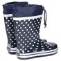 RAIN BOOTS PLAYSHOES NAVY BLUE WITH DOTS 181767-11