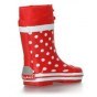 KALOSZE PLAYSHOES CZERWONE W KROPKI 181767-8