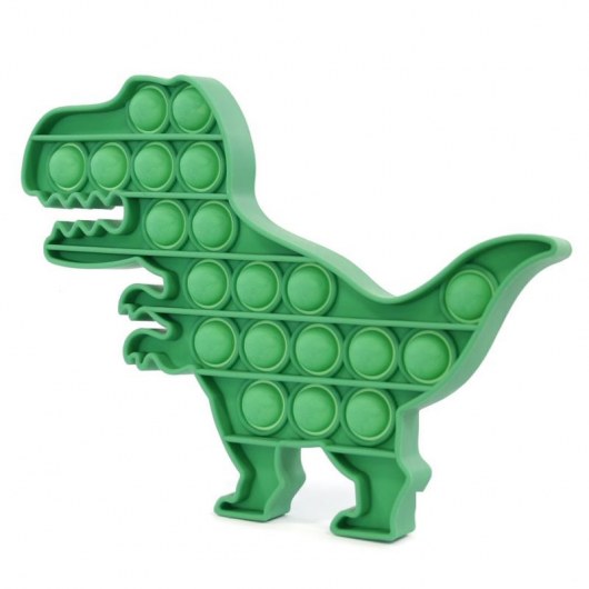 ZABAWKA SENSORYCZNA PUSH BUBBLE FIDGET POP IT DINOZAUR D37516