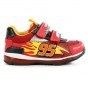 SNEAKER GEOX TODO CARS RED/BLACK LED LIGHTS