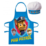 PROTECTIVE APRON WITH CHEF HAT PAW PATROL (1061)