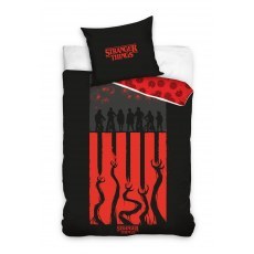SINGLE DUVET SET 140 X 200 CM NETFLIX STRANGER THINGS STR211011-PP