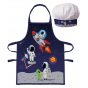 PROTECTIVE APRON WITH CHEF HAT COSMOS (023)