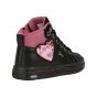 TRZEWIKI PRZEJŚCIOWE GEOX PAWNEE JUNIOR GIRL BLACK/FUCHSIA LED LIGHTS