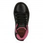 TRZEWIKI PRZEJŚCIOWE GEOX PAWNEE JUNIOR GIRL BLACK/FUCHSIA LED LIGHTS