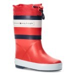 TOMMY HILFIGER RAIN BOOT RED