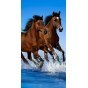 BATH TOWEL 70 X 140 CM HORSES (1508)
