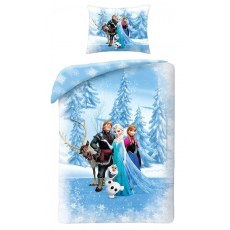 SINGLE DUVET SET 140 X 200 CM DISNEY FROZEN FR-01BL