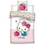 BABY BEDDING SET 100 X 135 CM HELLO KITTY (004)