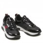 SNEAKERSY TOMMY HILFIGER LOW CUT LACE-UP BLACK