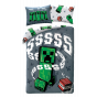 SINGLE DUVET SET 140 X 200 CM MINECRAFT MNC-324BL