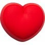 CROCS JIBBITZ™ CHARMS PRZYPINKA 10009464 LITTLE RED HEART