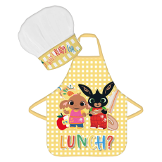 PROTECTIVE APRON WITH CHEF HAT BING (139)