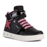 TRAMPKI GEOX SKYLIN BLACK/FUCHSIA LED LIGHTS