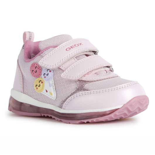SNEAKERSY GEOX TODO GIRL PINK LED LIGHTS