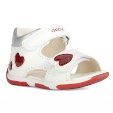 SANDALY GEOX TAPUZ BABY GIRL WHITE/RED