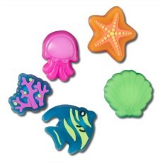 CROCS JIBBITZ™ CHARMS 10011453 LIGHTS UP UNDER THE SEA 5-PACK