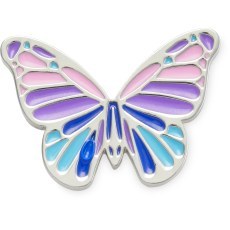 CROCS JIBBITZ™ CHARMS PRZYPINKA 10011089 MULTI PURPLE BUTTERFLY