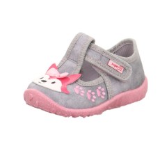 TEXTILE SLIPPERS SUPERFIT SPOTTY GRAU 1-009256-2510