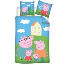 BABY BEDDING SET 100 X 135 CM PEPPA PIG (210)