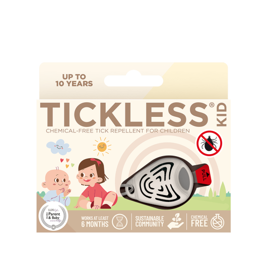 ULTRADŹWIĘKOWA OCHRONA PRZED KLESZCZAMI TICKLESS® KID BEIGE