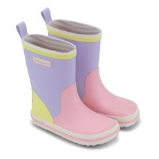 RUBBER BOOTS BAREFOOT BUNDGAARD CHARLY HIGH LILAC MULTI PRINT