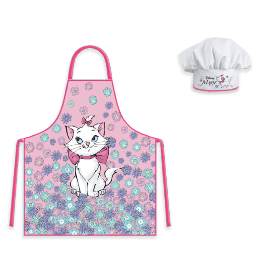 PROTECTIVE APRON WITH CHEF HAT ARISTOCATS (001)