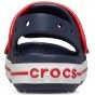 CROCS CROCBAND™ CRUISER SANDAL TODDLER KIDS NAVY/VARSITY RED