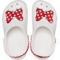 CROCS CLASSIC CLOG DISNEY MINNIE MOUSE WHITE/RED