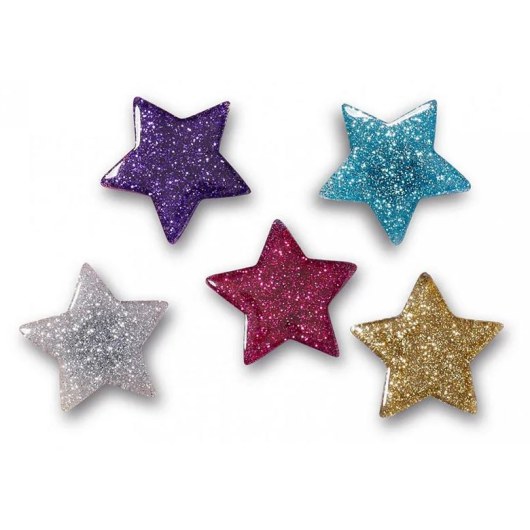 CROCS JIBBITZ™ CHARMS 10012932 ICON GLITTER STARS 5-PACK