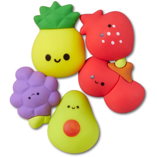 CROCS JIBBITZ™ CHARMS 10012181 SQUISH FRUITS 5-PACK