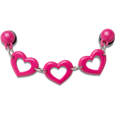 CROCS JIBBITZ™ CHARMS 10012977 70S HEART CHAIN