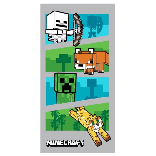 RĘCZNIK KĄPIELOWY PLAŻOWY 70 X 140 CM MINECRAFT MC122113-R