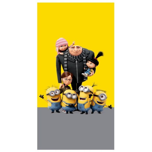 RĘCZNIK KĄPIELOWY PLAŻOWY 70 X 140 CM MINIONKI MINION235020-R