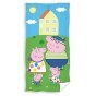 RĘCZNIK KĄPIELOWY PLAŻOWY 70 X 140 CM ŚWINKA PEPPA PP234021-R