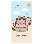 RĘCZNIK KĄPIELOWY PLAŻOWY 70 X 140 CM PUSHEEN THE CAT PTC224061-R