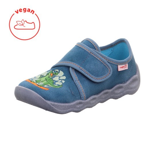 TEXTILE SLIPPERS SUPERFIT BUBBLE BLAU 1-006274-8020