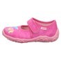 PANTOFLE TEKSTYLNE KAPCIE SUPERFIT BONNY ROSA/MEHRFARBIG 1-000281-5500