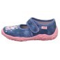 PANTOFLE TEKSTYLNE KAPCIE SUPERFIT BONNY BLAU/PINK 1-800282-8070