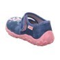 PANTOFLE TEKSTYLNE KAPCIE SUPERFIT BONNY BLAU/PINK 1-800282-8070