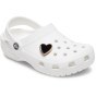 CROCS JIBBITZ CHARMS PRZYPINKA 10011084 BLACK HEART WITH GOLD OUTLINE