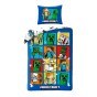 SINGLE DUVET SET 140 X 200 CM MINECRAFT MNC-566BL