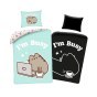 SINGLE DUVET SET GLOW 140 X 200 CM PUSHEEN PUSHEEN I'M BUSY PUS-2553BL