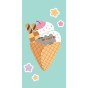 RĘCZNIK KĄPIELOWY PLAŻOWY 70 X 140 CM PUSHEEN THE CAT PTC232301-R