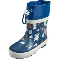 RAIN BOOTS PLAYSHOES FOREST LINED NAVY 180393-11