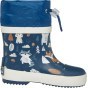 RAIN BOOTS PLAYSHOES FOREST LINED NAVY 180393-11