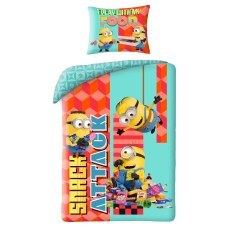 POSCIEL MIKROFIBRA 140 X 200 CM MINIONKI MIN-0235BL