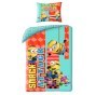 SINGLE DUVET SET MICROFIBER 140 X 200 CM MINIONS MIN-0235BL