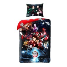 POSCIEL MIKROFIBRA 140 X 200 CM DEMON SLAYER DS-4058BL