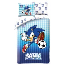 POSCIEL DZIECIECA 140 X 200 CM SONIC THE HEDGEHOG SHH-083BL